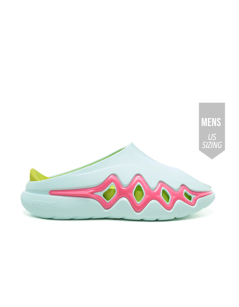 SHARK 3 SLIDES (mint green/pink)