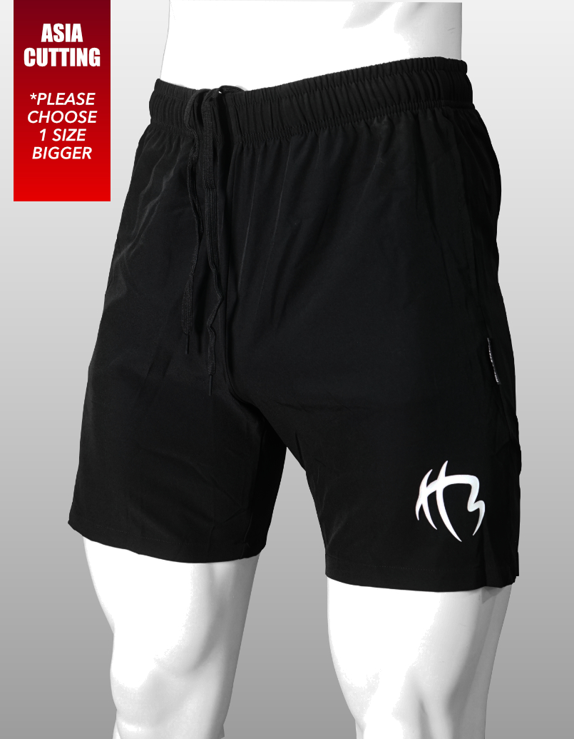 HOOPS CASUAL SHORTS (BLACK)