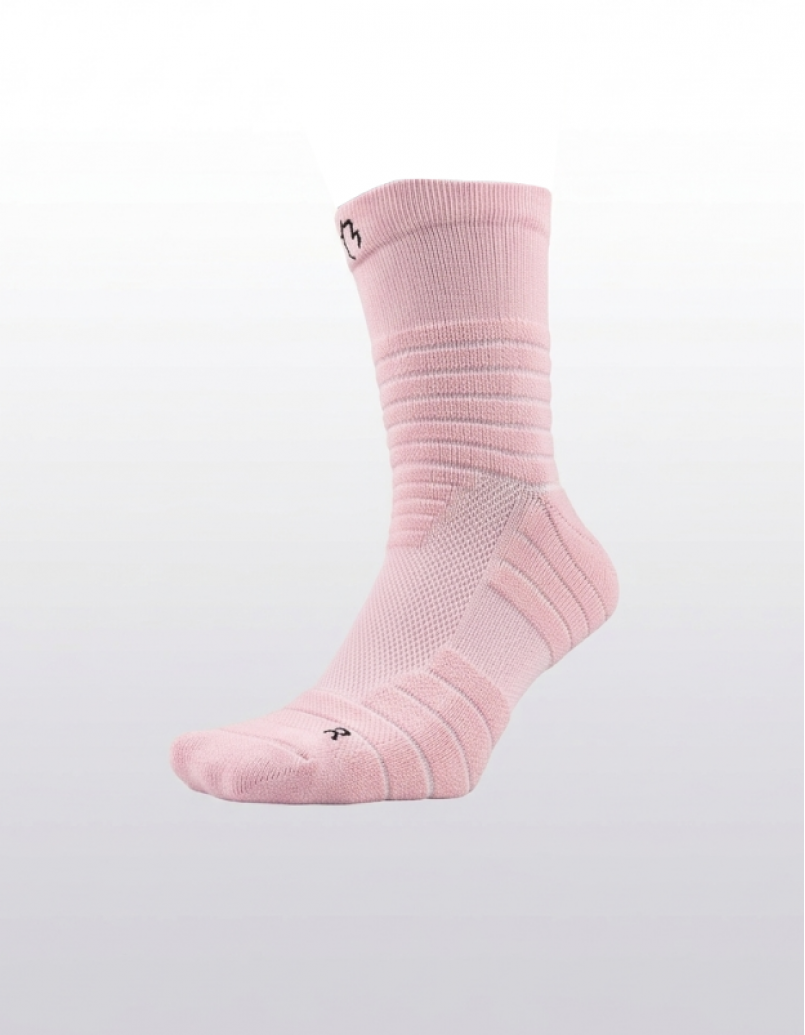 HOOPS SOCK CASUAL PINK/BLACK