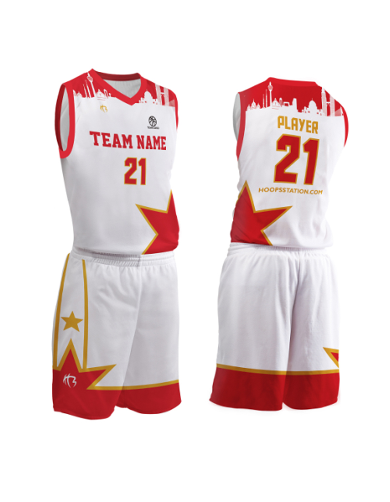 HOOPS ALL STAR CITY (SUBLIMATION)WHT/RED/OR