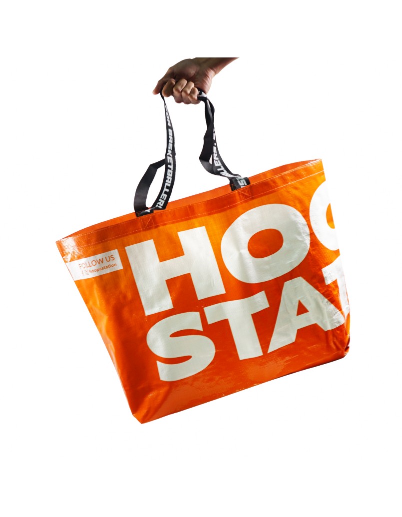 HOOPS STATION REUSABLE BAG (ORANGE)